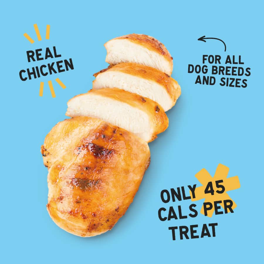 Nood Dog Treats Chicken Jerky Pieces Pouch 80g