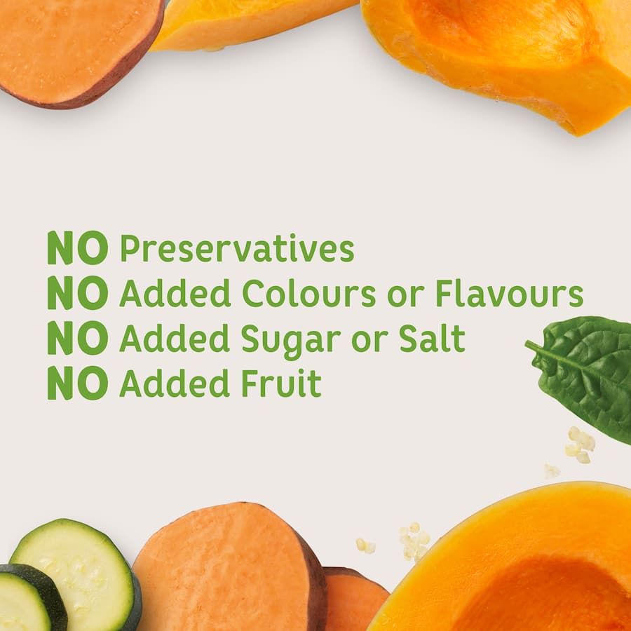 Wattie's Organic Baby Food 6+ Months Pumpkin Kumara & Courgette 120g