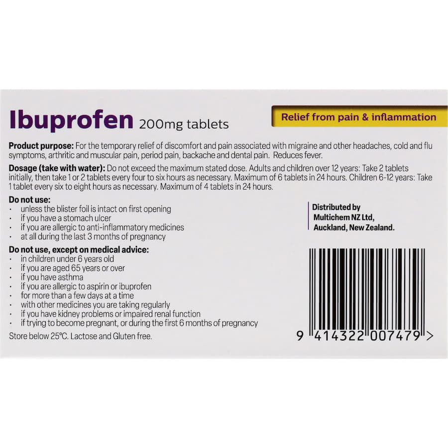 Health Direct Ibuprofen Tablet 20pack
