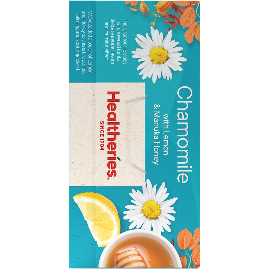 Healtheries Herbal Tea Chamomile Lemon & Honey Bags 20pack