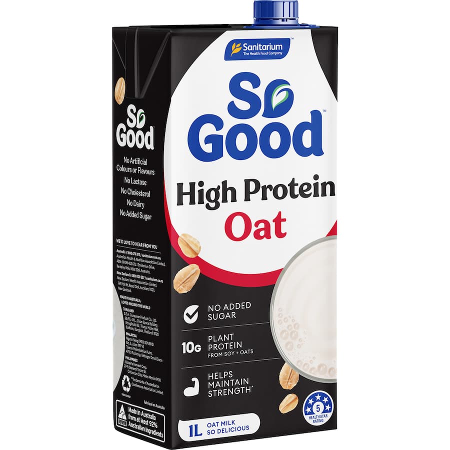 Sanitarium So Good Oat Milk High Protein Carton 1L