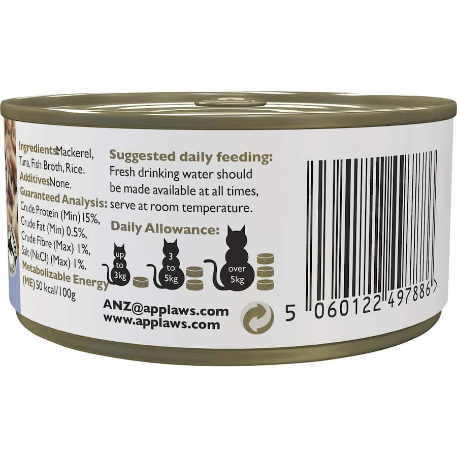Applaws Wet Cat Food Ocean Fish In Broth Tin 70g