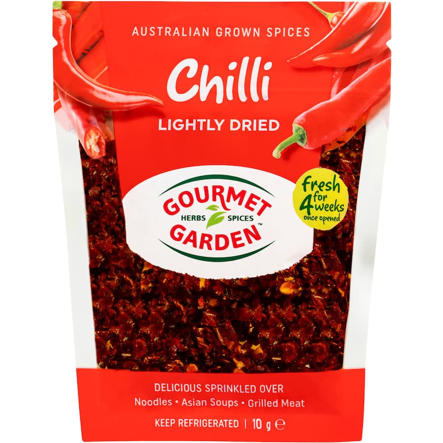 Gourmet Garden Fresh Vegetable Chilli Lightly Dried Packet 10g