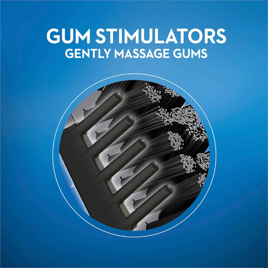 Oral B Toothbrush Cross Action Charcoal 3pack