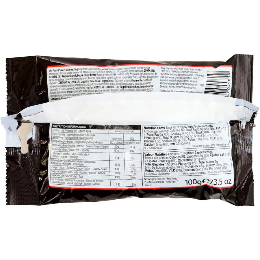 Starclass Liquorice Coins 100g