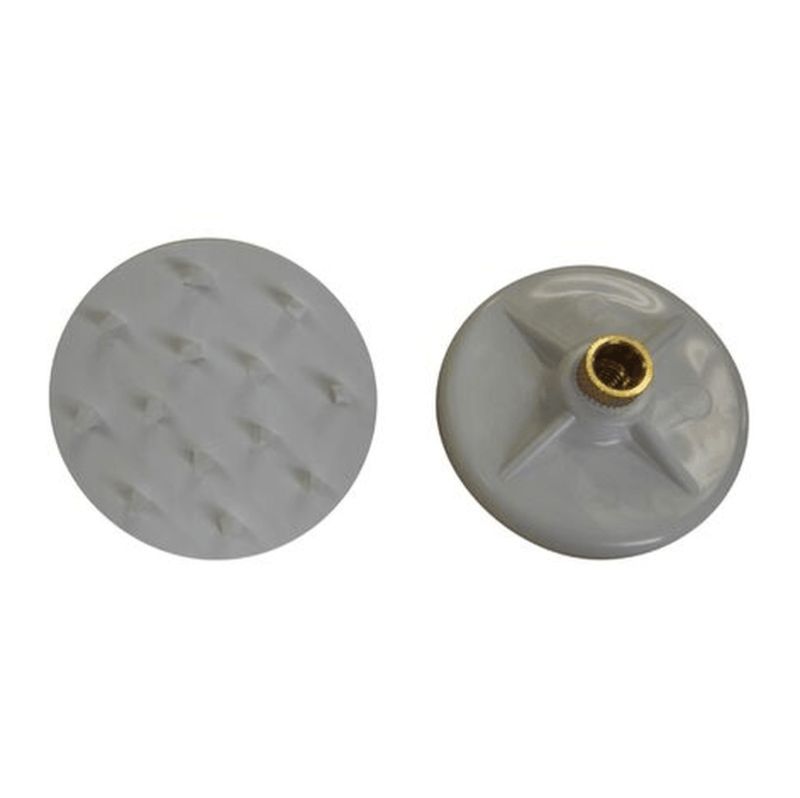 Benriner Turning Disk in white, a durable kitchen tool for precise slicing of fruits and vegetables for perfect presentations.