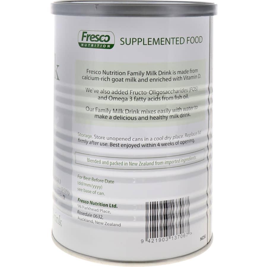 Fresco Nutrition Goats Milk Family Drink Can 450g