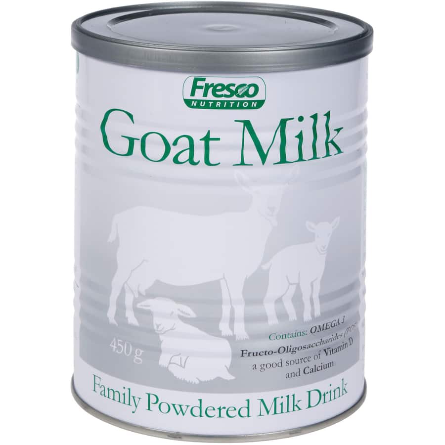 Fresco Nutrition Goats Milk Family Drink Can 450g