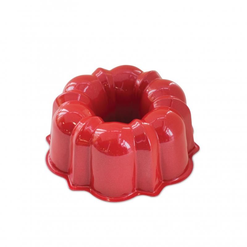 Nordic Ware 3 Cup Bundt Pan | Small | Red