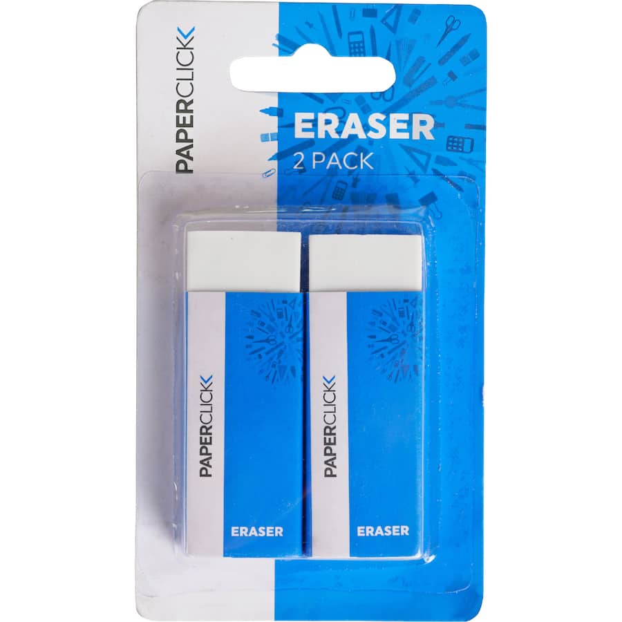Paperclick Eraser 2pack