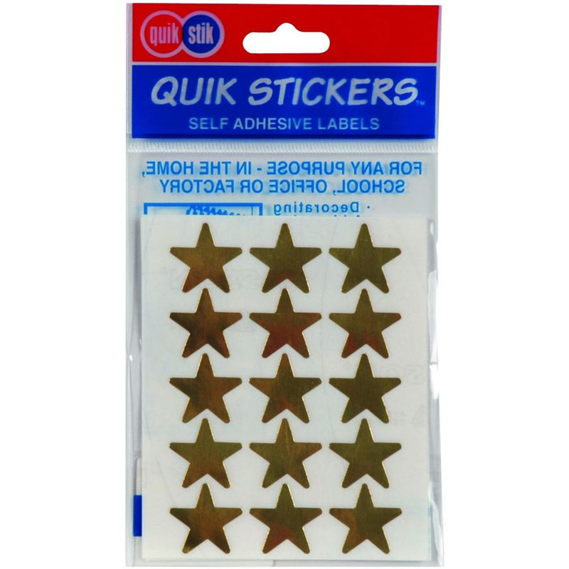Quikstik Labels Hangsell Gold Star 60 Labels