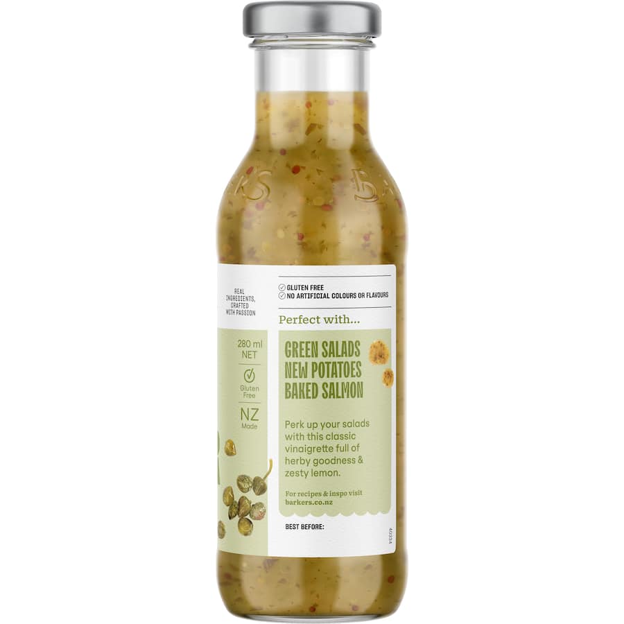 Barkers Mustard & Herb Dressing 280mL