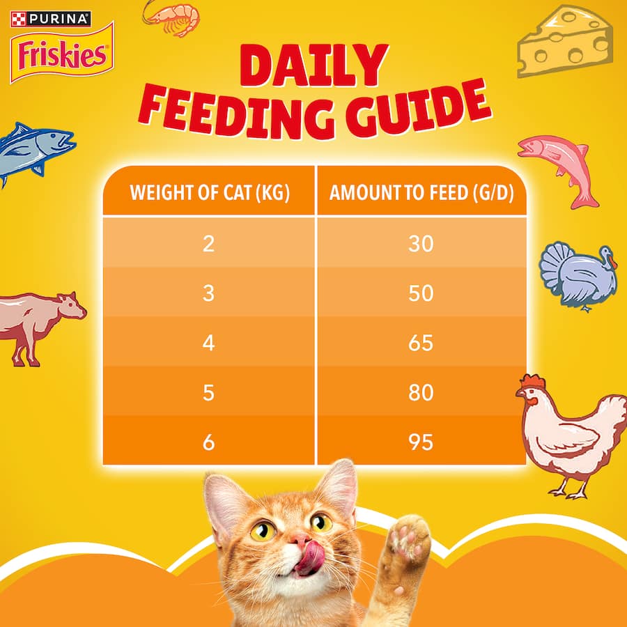 Friskies Dry Cat Food 7 Favorites Bag 2.5kg