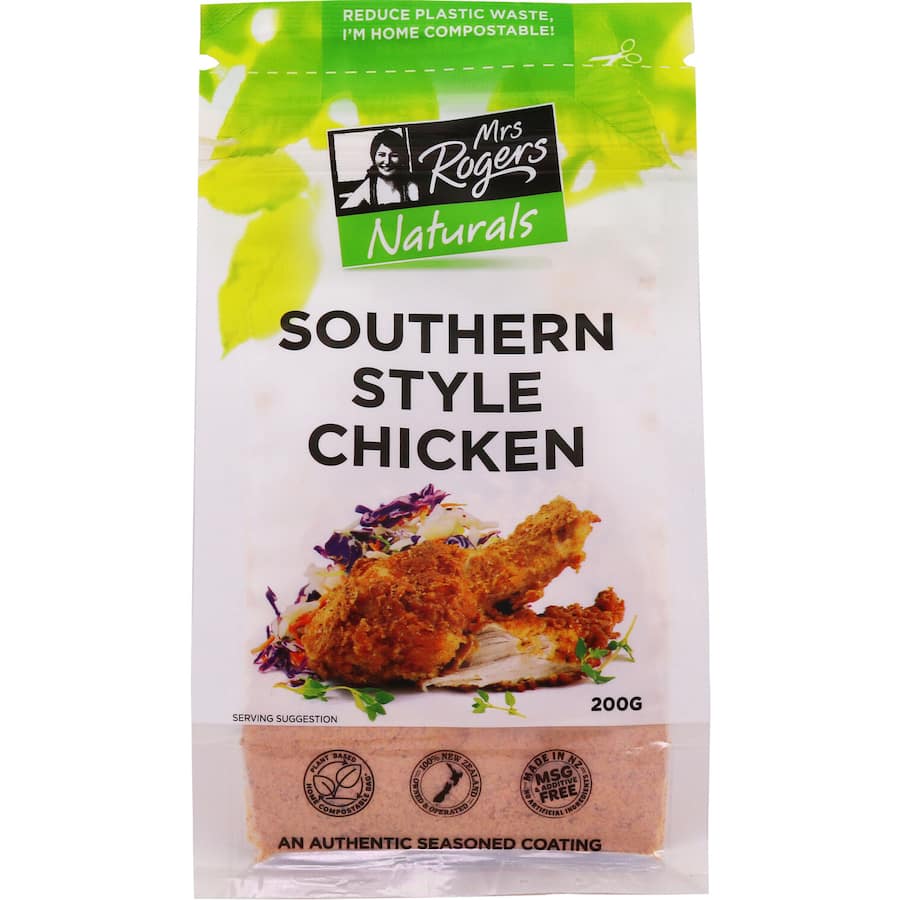 Mrs Rogers Naturals Coating Southern Style Chicken 200g