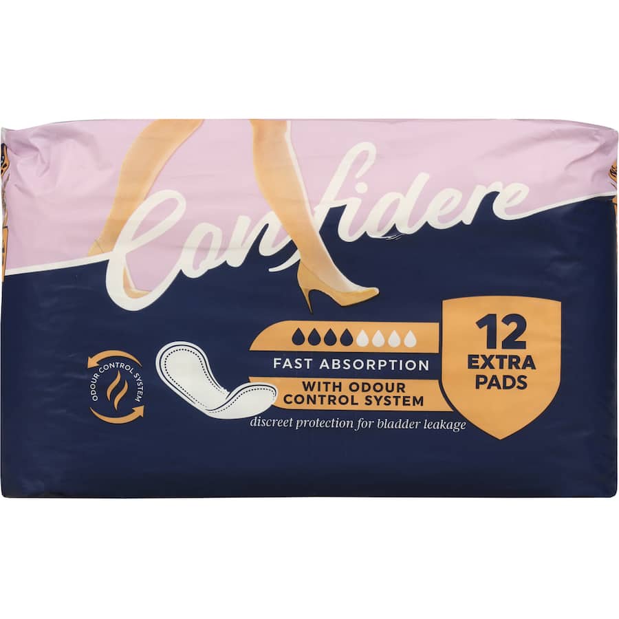 Confidere Womens Incontinence Pads Extra 12pack