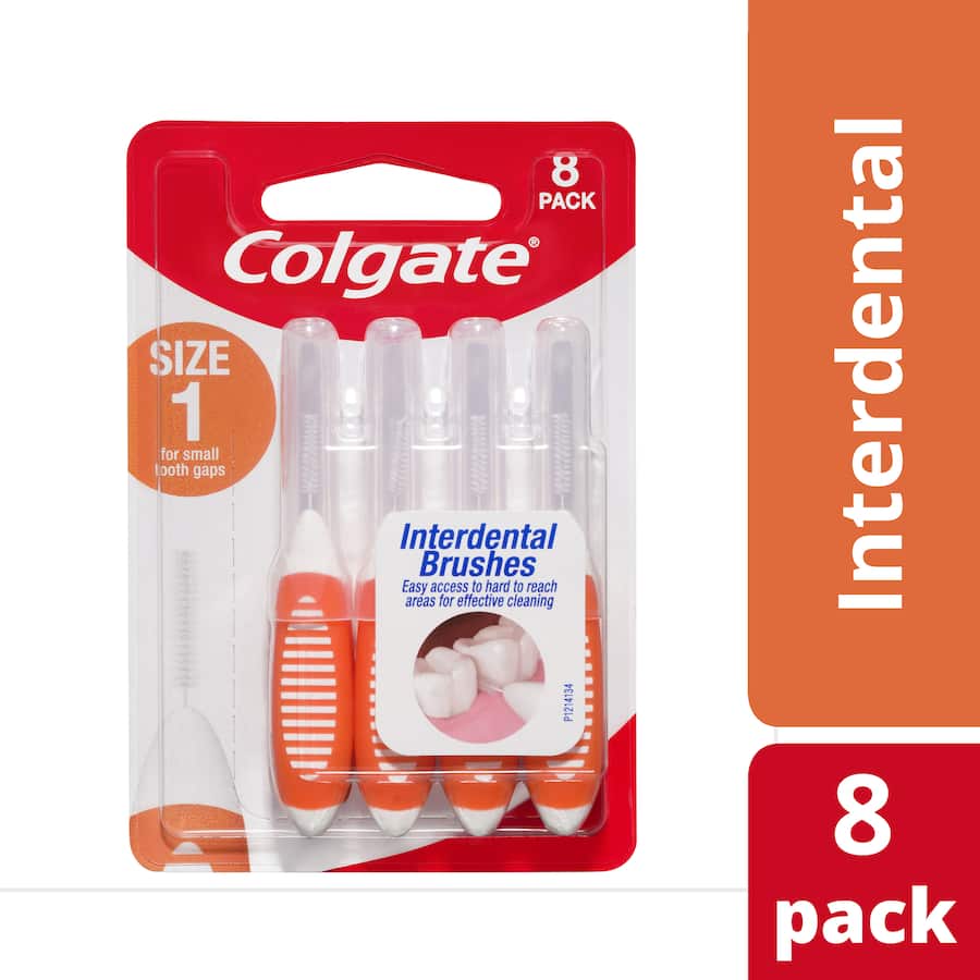 Colgate Interdental Brush Size 1 8pack