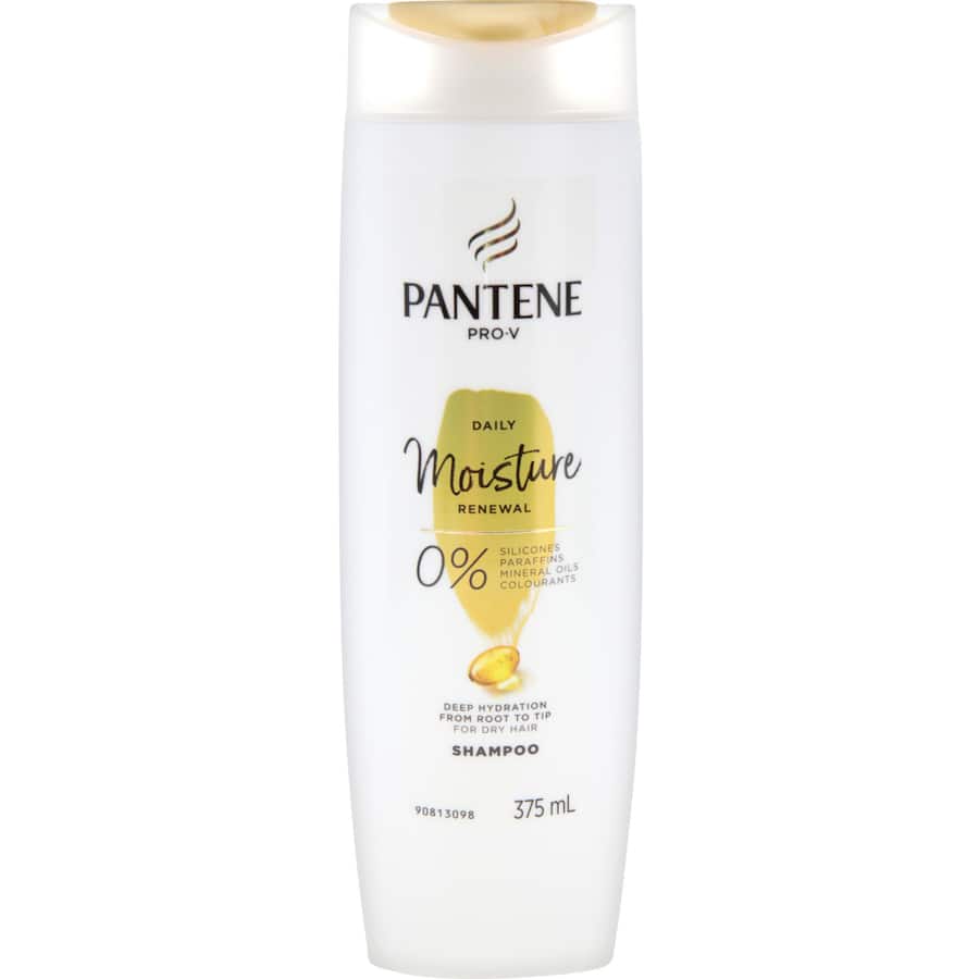 Pantene Pro-v Daily Moisture Renewal Shampoo For Dry Hair 375mL
