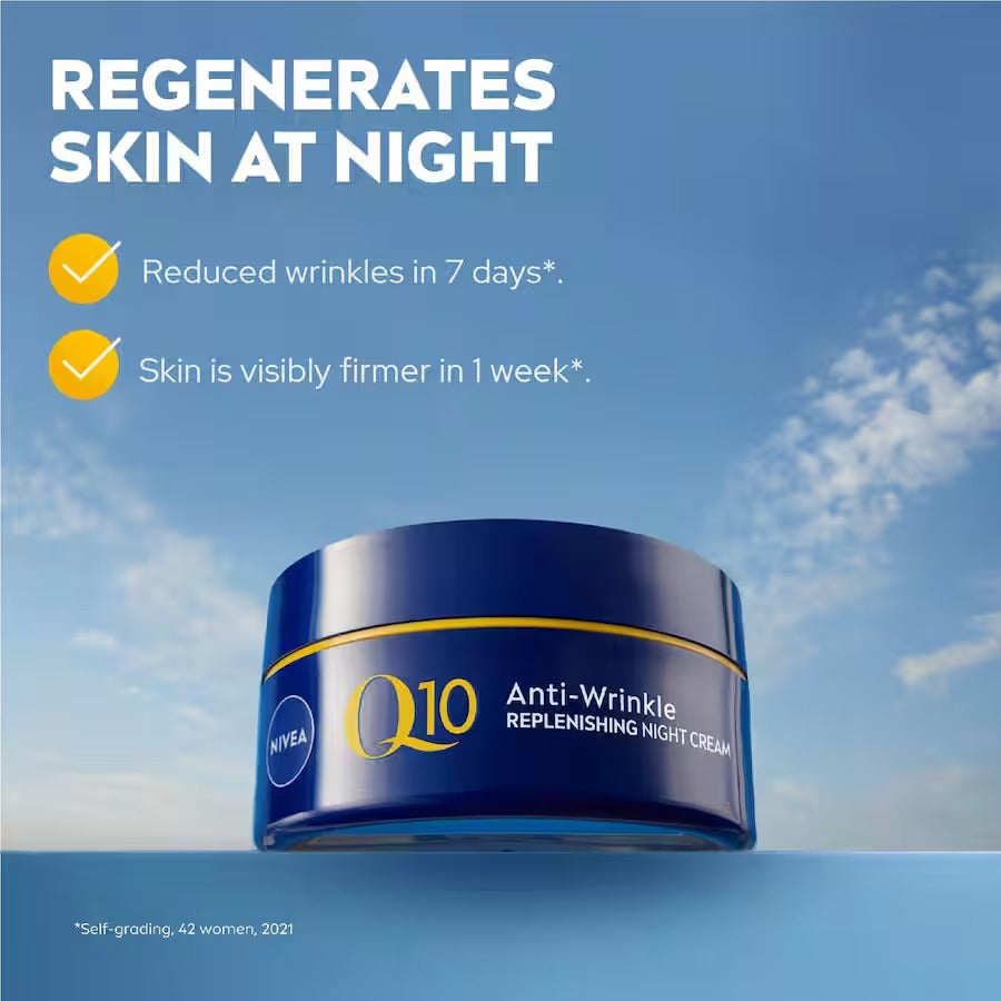 Nivea Q10 Power Night Cream Anti-wrinkle + Firming 50mL
