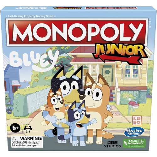 Monopoly - Junior Bluey - Board Game