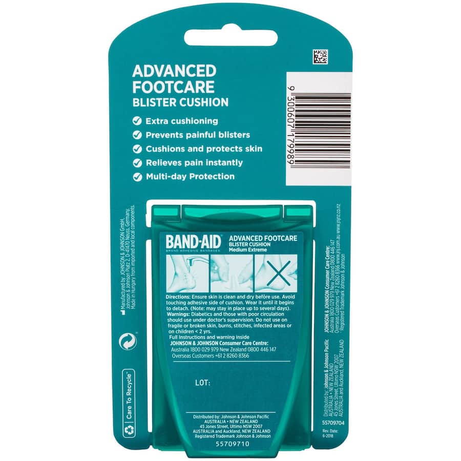 Band Aid Plasters Medium Blister Cushion - 5pack