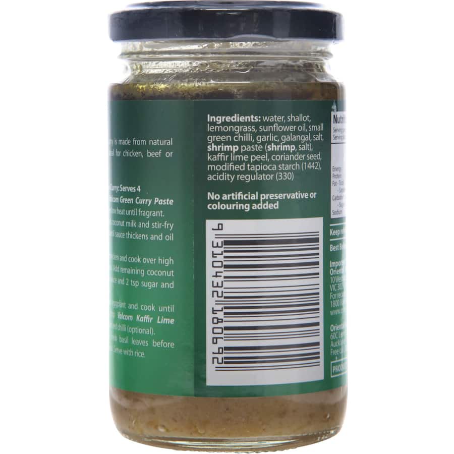 Valcom Curry Paste Thai Green Jar 210g