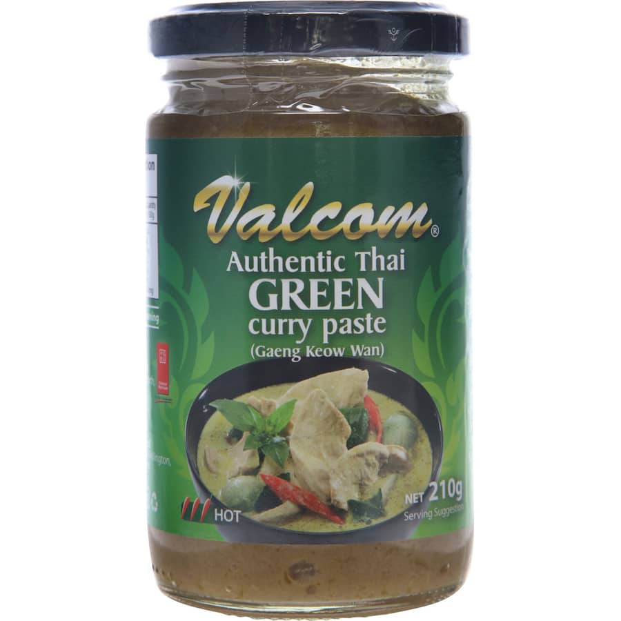 Valcom Curry Paste Thai Green Jar 210g