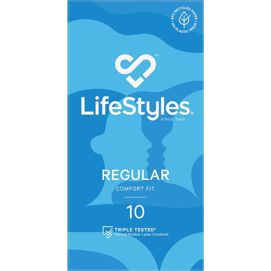 Lifestyles Condom Regular 10ea