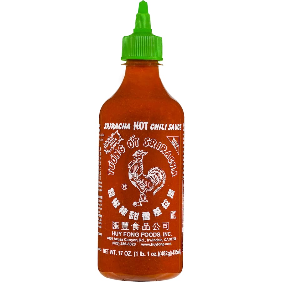 Huy Fong Sriracha Chilli Sauce Sriracha Hot Bottle 482g