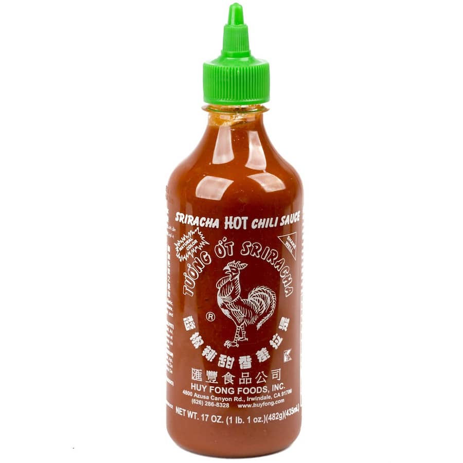 Huy Fong Sriracha Chilli Sauce Sriracha Hot Bottle 482g