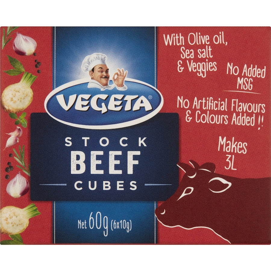 Vegeta Beef Stock Cubes Pack 6x10g