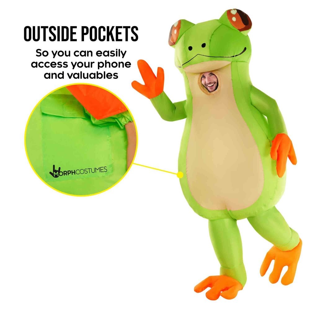 Costume Inflatable Frog Adult Standard Size