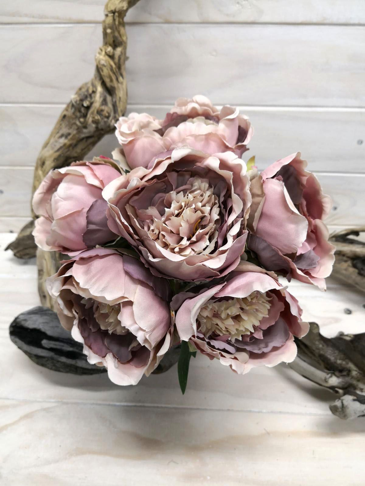 Vintage Mauve Peony Posy