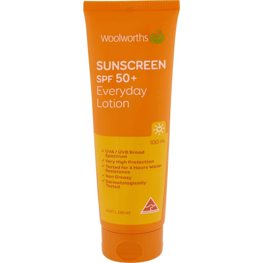 Woolworths Sunscreen Everyday Spf50+