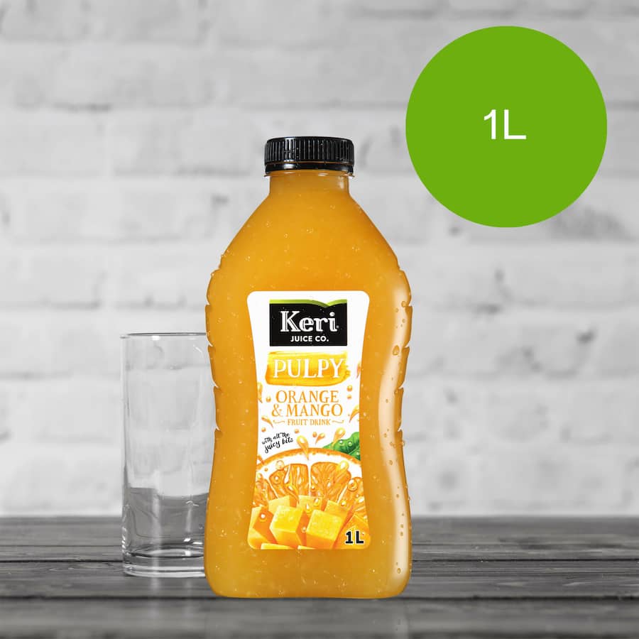 Keri Fruit Drink Pulpy Orange & Mango 1L