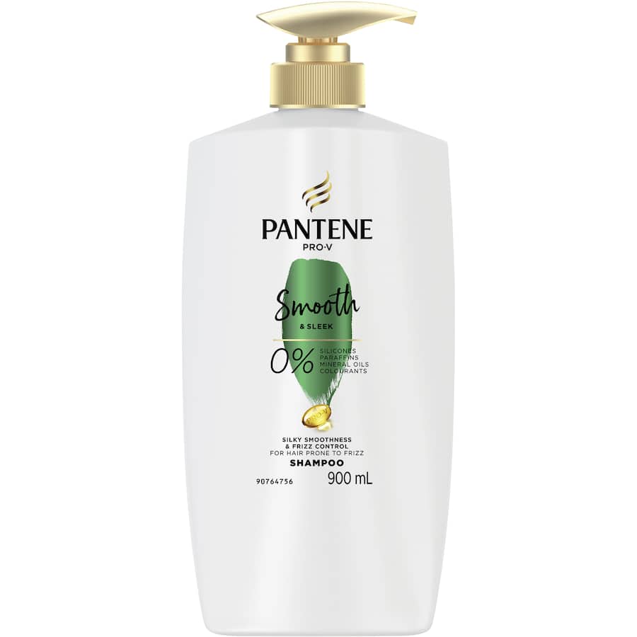 Pantene Pro-v Smooth & Sleek Shampoo For Frizzy Hair 900mL