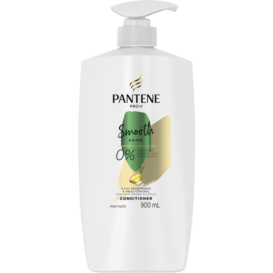 Pantene Pro-v Smooth & Sleek Conditioner For Frizzy Hair 900mL