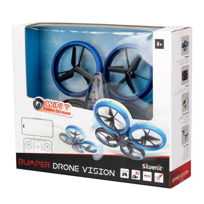 Drone - SILVERLIT FLYBOTIC BUMPER DRONE VISION W/CAMERA