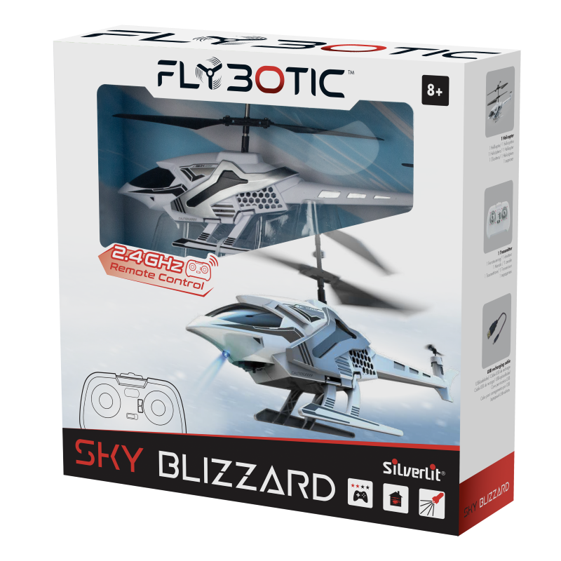 Remote Control Helicopter - SILVERLIT FLYBOTIC SKY BLIZZARD