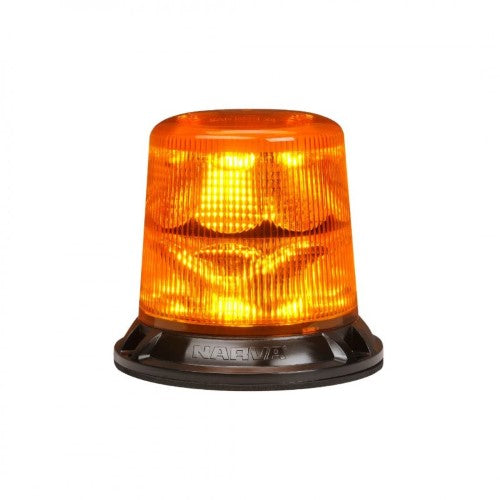 9-33V TALL PROFILE EUROTECH II LED STROBE/ROTATOR AMB FLANGE - NARVA