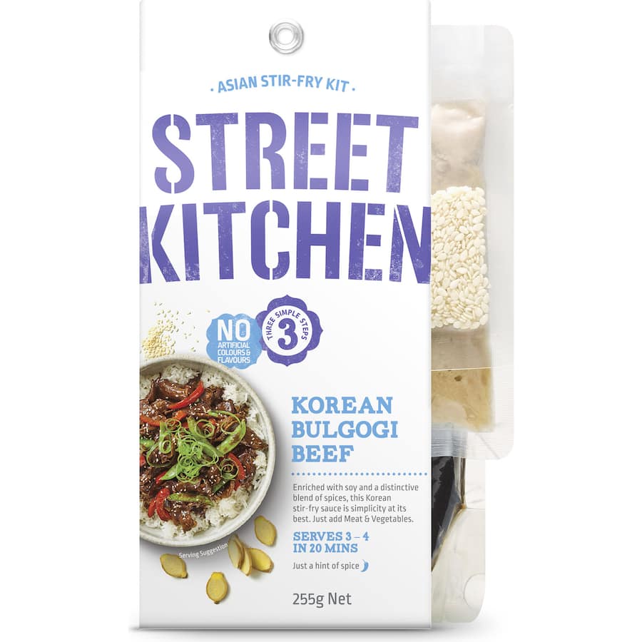 Street Kitchen Meal Kit Bulgogi Beef Packet 255g