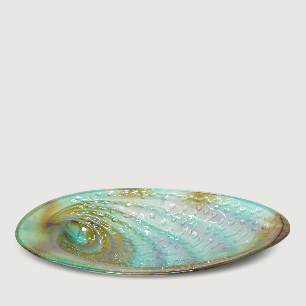 Moana Road - Glass Paua Bowls (S / 20cm) - Set of 6