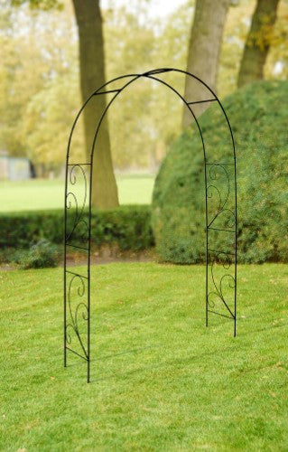 Garden Arch Scroll - Black 135 x 221cm (Set of 2)