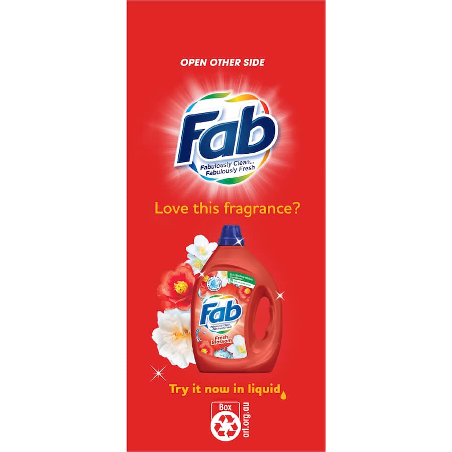 Fab Laundry Powder Fresh Blossoms 1kg