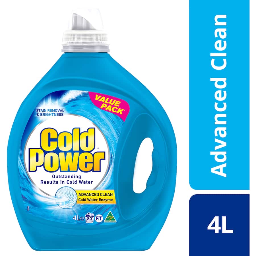 Cold Power Advanced Clean Laundry Detergent Liquid - 4L