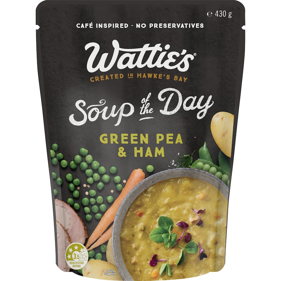 Wattie's Soup Of The Day Soup Green Pea & Ham 430g