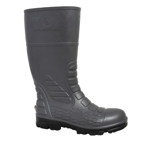 Safety Boots - Bata Steel Toe Black/ Grey (Size 10)