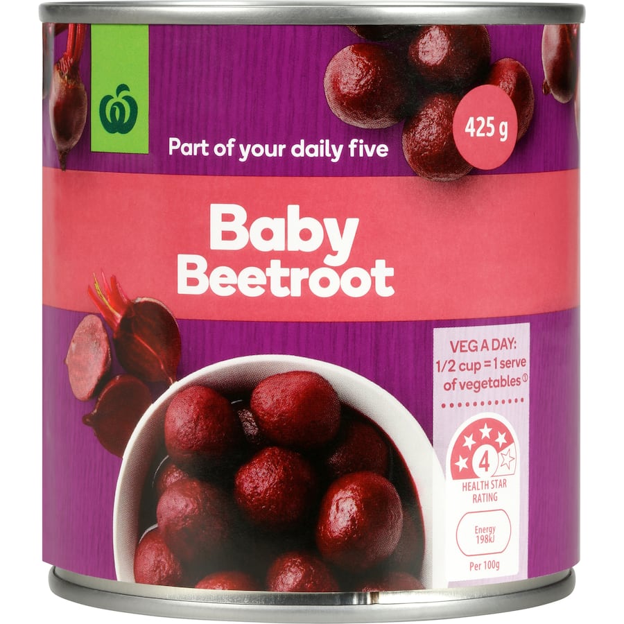 Woolworths Baby Beetroot  Can 425g