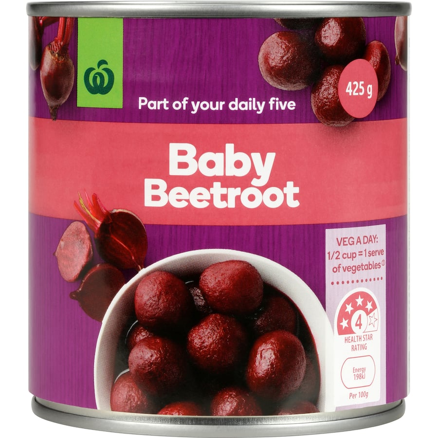 Woolworths Baby Beetroot  Can 425g