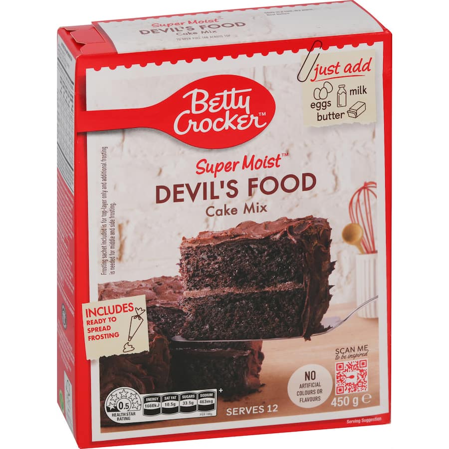 Betty Crocker Cake Mix Devils Food 450g