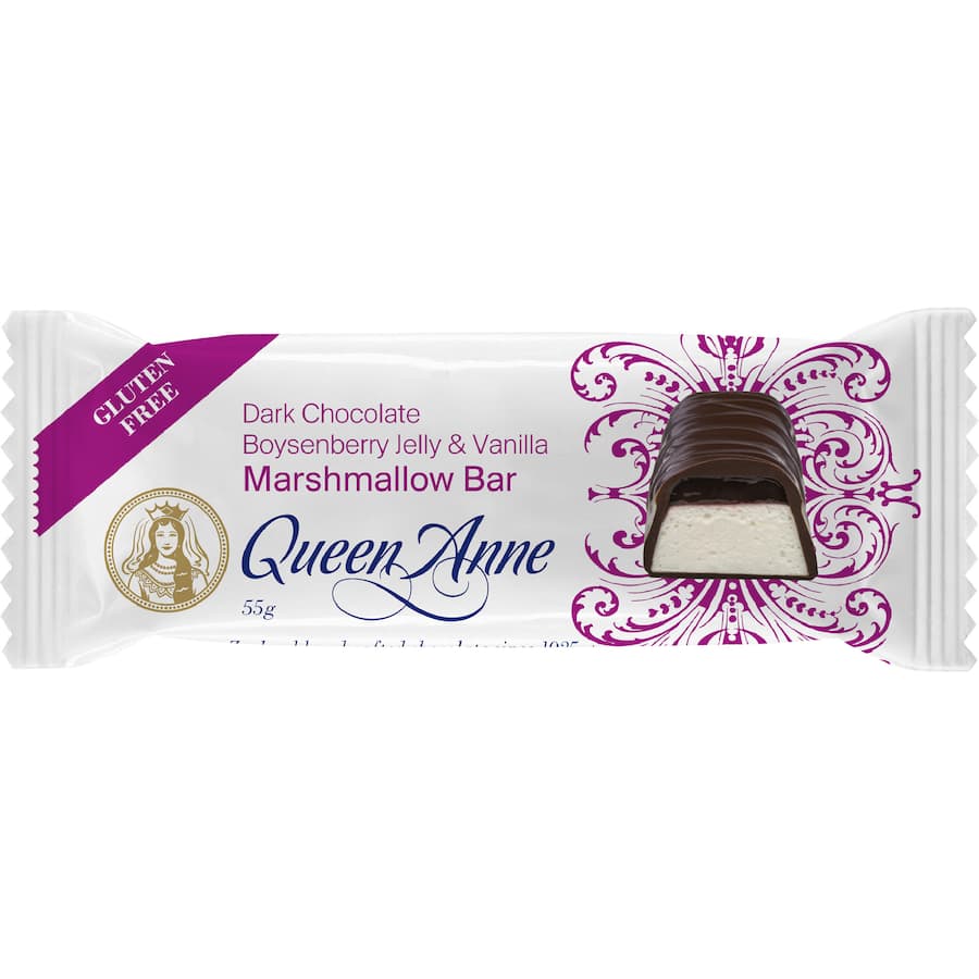 Queen Anne Chocolate Bar Mashmallow Dark Chocolate 55g